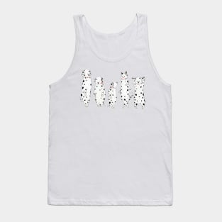 Dalmatian Cat Tank Top